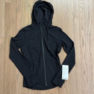Black Lululemon Hooded Define Jacket (Nulu)